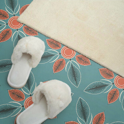 Pvc wall panel Floral pattern with leaves