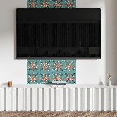 Pvc wall panel Floral pattern with leaves