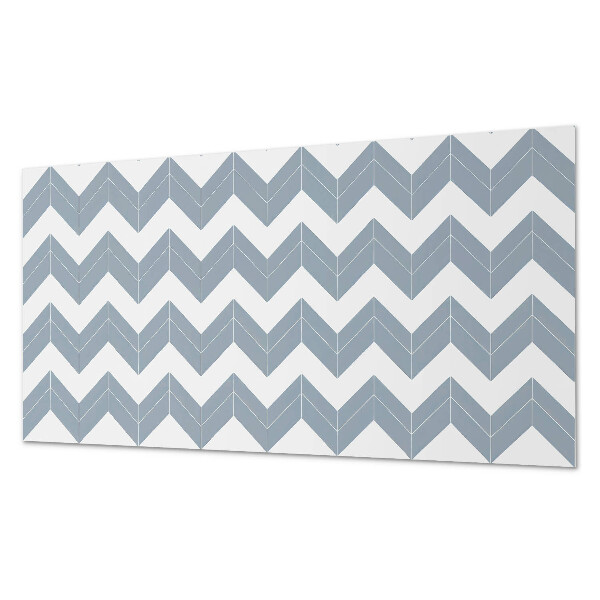 Square wall panel Zigzag pattern in the line