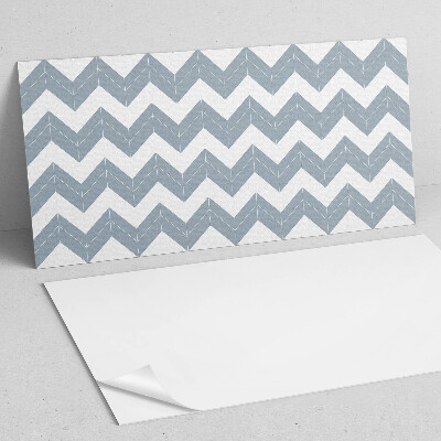 Square wall panel Zigzag pattern in the line