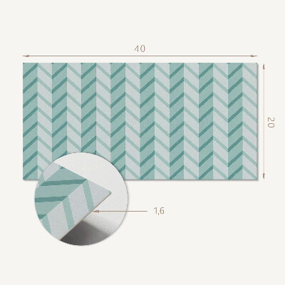 Pvc wall panel Zigzag striped pattern