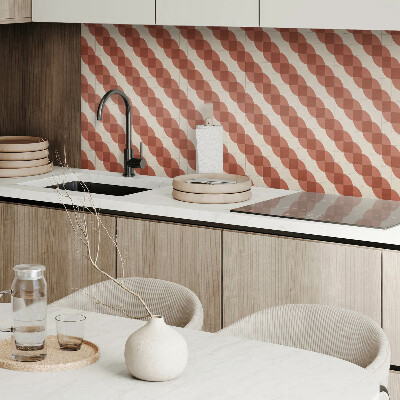 Pvc wall panel Geometric wavy pattern
