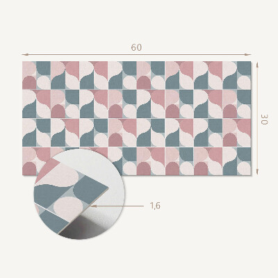 Square tv wall panel Abstract geometric pattern