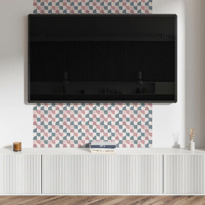 Square tv wall panel Abstract geometric pattern