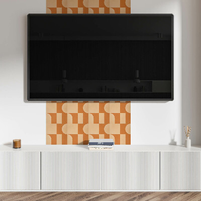 Square tv wall panel Abstract geometric pattern