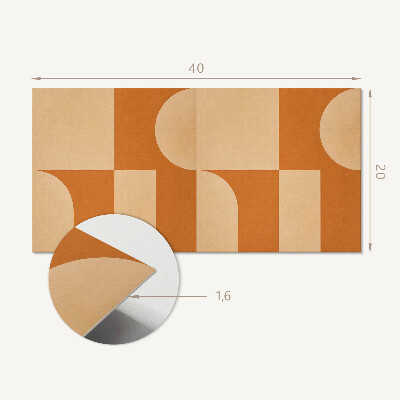 Square tv wall panel Abstract geometric pattern