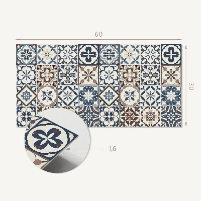 Square tv wall panel Decorative tile patterns