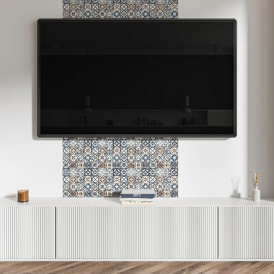 Square tv wall panel Decorative tile patterns