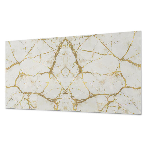 Square tv wall panel Veined marble pattern
