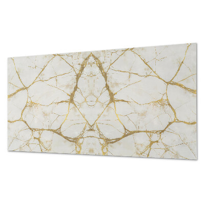 Square tv wall panel Veined marble pattern