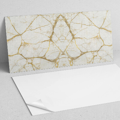 Square tv wall panel Veined marble pattern