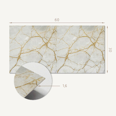 Square wall panel Elegant marble pattern
