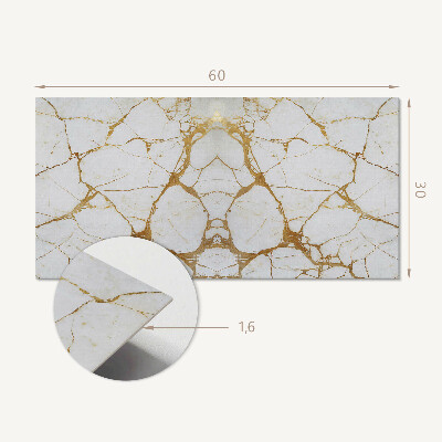 Pvc wall panel Elegant marble with veins