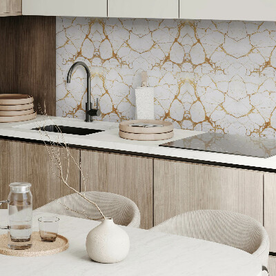 Pvc wall panel Elegant marble with veins