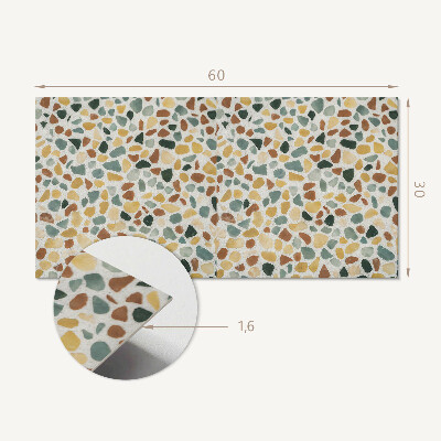 Square wall panel Glue mosaic pattern