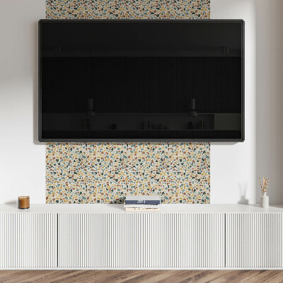 Square wall panel Glue mosaic pattern