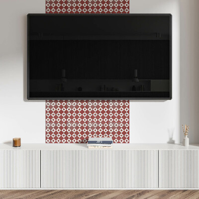 Square tv wall panel Geometric patterns in the layout