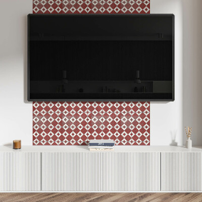Square tv wall panel Geometric patterns in the layout