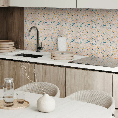 Pvc wall panel Pattern with colorful fragments