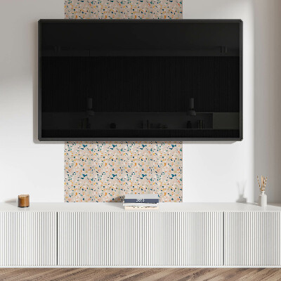 Pvc wall panel Pattern with colorful fragments