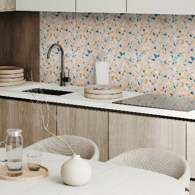Pvc wall panel Pattern with colorful fragments