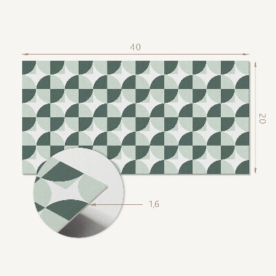 Square tv wall panel Geometry of circles and squares
