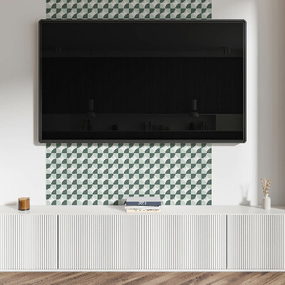 Square tv wall panel Geometry of circles and squares