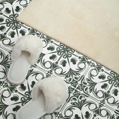 Square tv wall panel Plant pattern in the tile