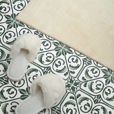Square wall panel Plant pattern with ornaments