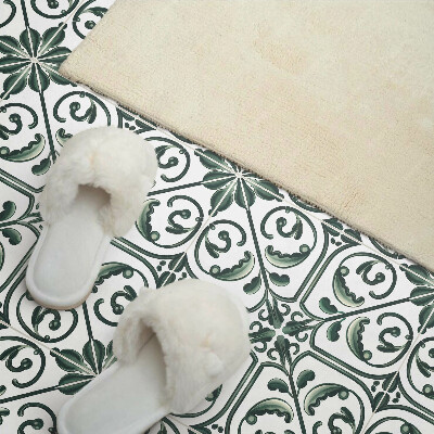 Square wall panel Plant pattern with ornaments