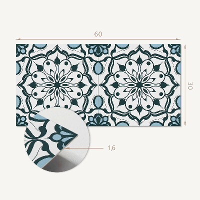 Pvc wall panel Floral mandala pattern