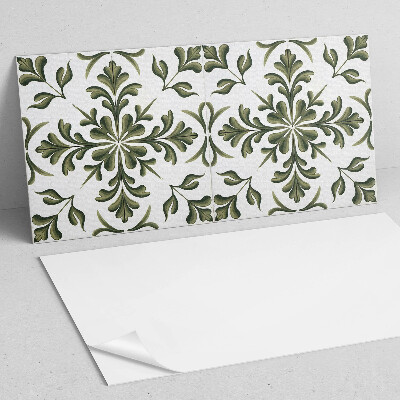 Pvc wall panel Plant pattern on the background