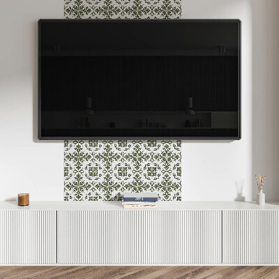 Pvc wall panel Plant pattern on the background