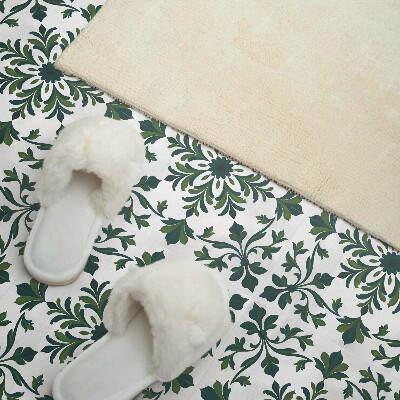 Square tv wall panel Plant pattern with ornaments