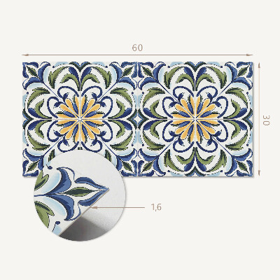 Pvc wall panel Plant pattern with flowers