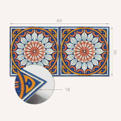 Pvc wall panel Floral pattern with details