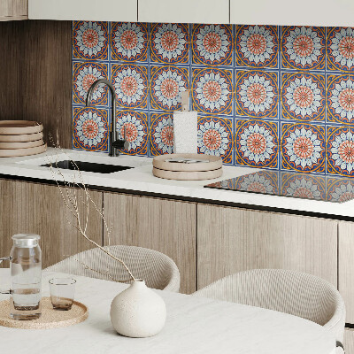 Pvc wall panel Floral pattern with details