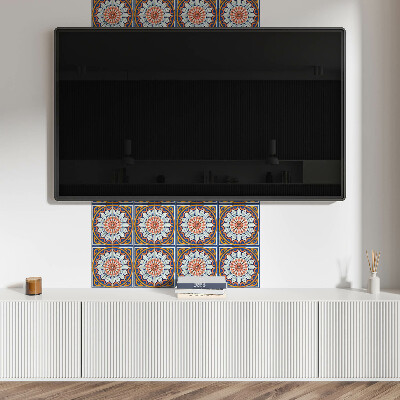 Pvc wall panel Floral pattern with details