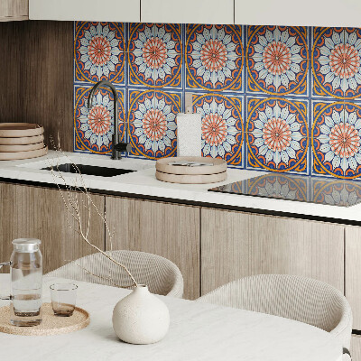 Pvc wall panel Floral pattern with details