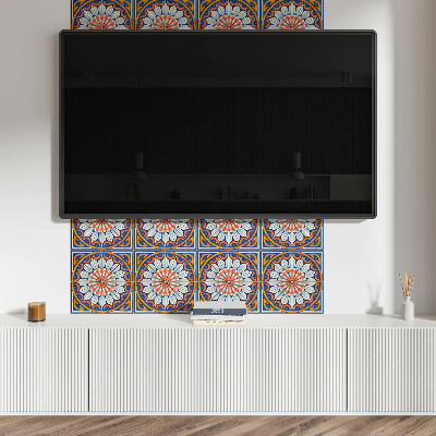 Pvc wall panel Floral pattern with details