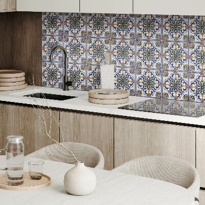 Pvc wall panel Plant pattern with ornaments