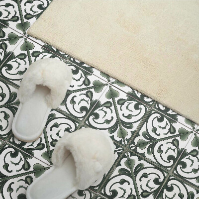 Square wall panel Plant pattern with ornaments