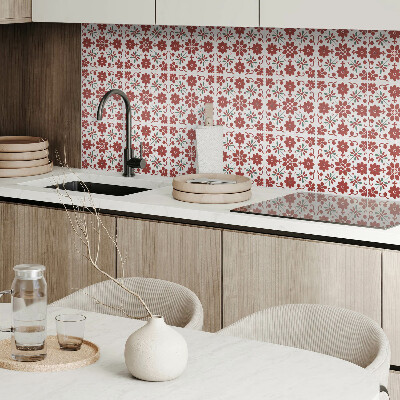 Pvc wall panel Floral pattern with leaves