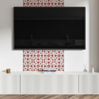 Pvc wall panel Floral pattern with leaves