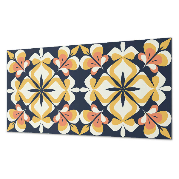 Pvc wall panel Geometric floral pattern