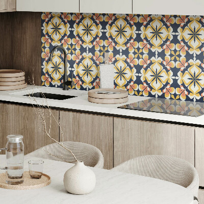 Pvc wall panel Geometric floral pattern