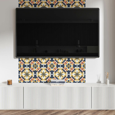 Pvc wall panel Geometric floral pattern
