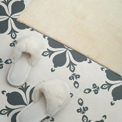 Square tv wall panel Ornamental pattern with leaves