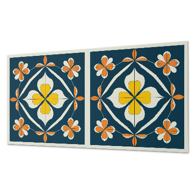 Pvc wall panel Floral pattern with symmetry