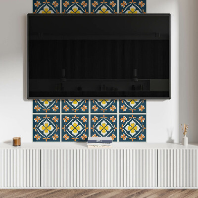 Pvc wall panel Floral pattern with symmetry